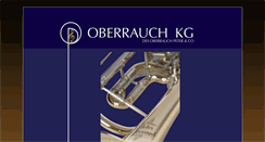 Desktop Screenshot of oberrauchkg.com