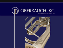 Tablet Screenshot of oberrauchkg.com
